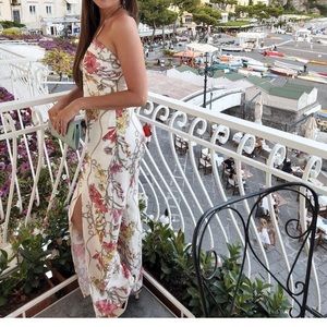 Katie May floral jumpsuit